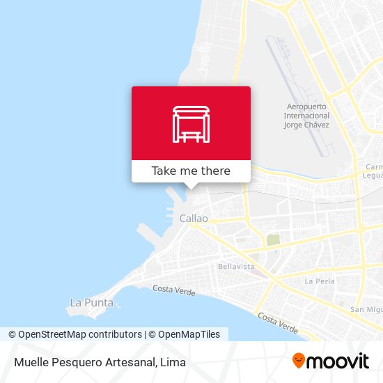Mapa de Muelle Pesquero Artesanal
