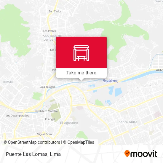 Puente Las Lomas map