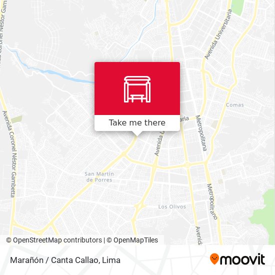 Marañón / Canta Callao map