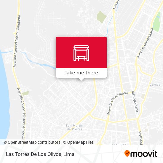 Mapa de Las Torres De Los Olivos