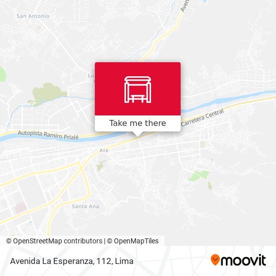 Mapa de Avenida La Esperanza, 112