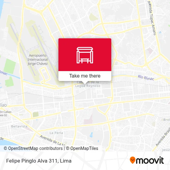 Felipe Pinglo Alva 311 map