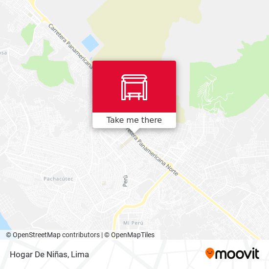 Hogar De Niñas map