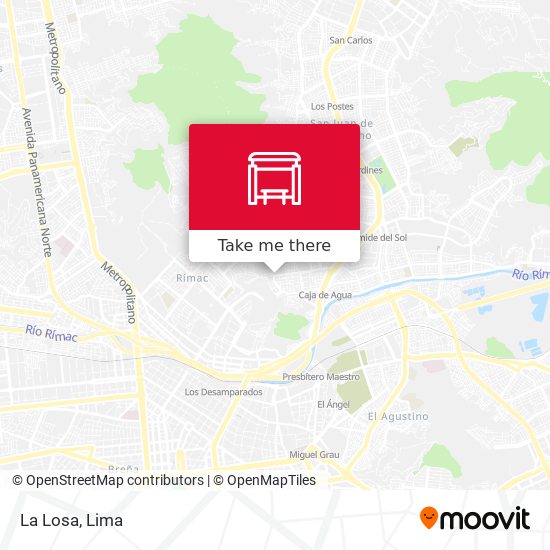 La Losa map