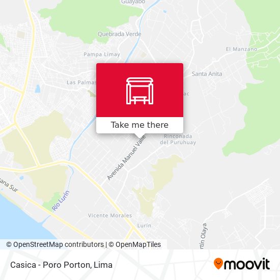 Mapa de Casica - Poro Porton