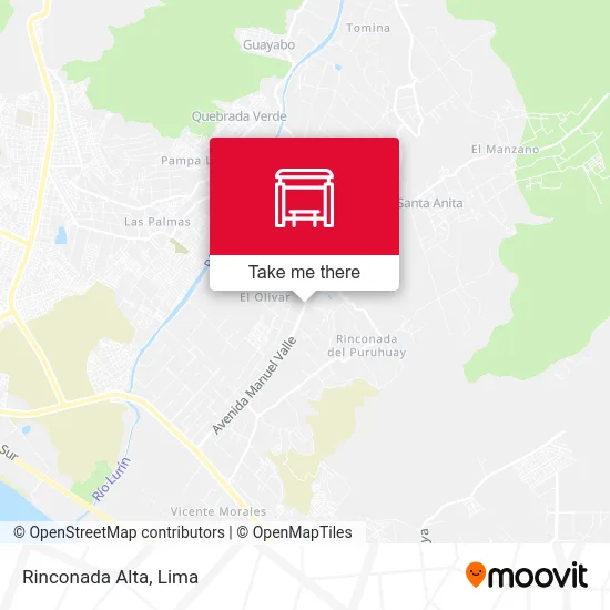 Mapa de Rinconada Alta