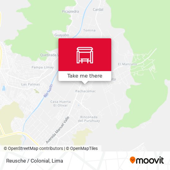 Mapa de Reusche / Colonial