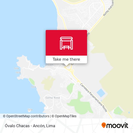 Mapa de Óvalo Chacas - Ancón