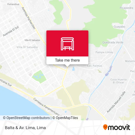 Balta & Av. Lima map