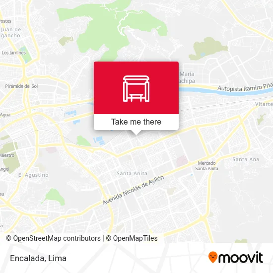 Encalada map