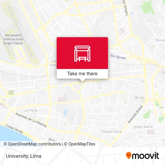 Universitaria map