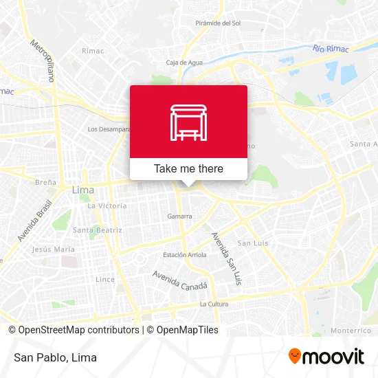 San Pablo map