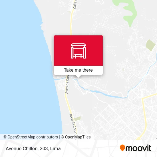 Avenue Chillon, 203 map