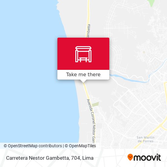 Carretera Nestor Gambetta, 704 map