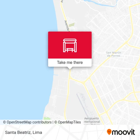 Santa Beatriz map