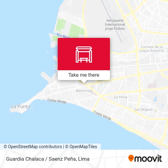 Guardia Chalaca / Saenz Peña map