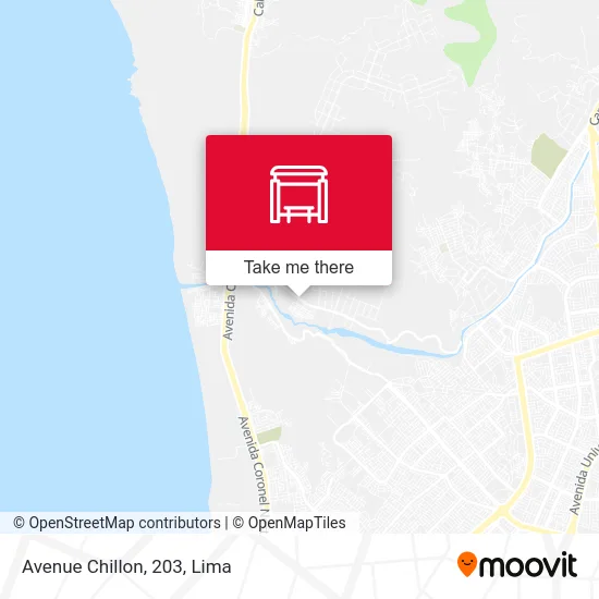 Avenue Chillon, 203 map