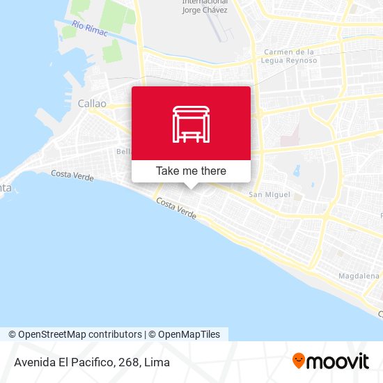 Mapa de Avenida El Pacifico, 268