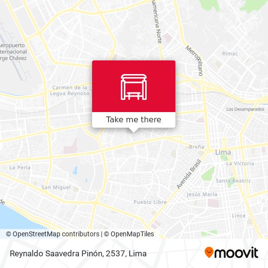 Reynaldo Saavedra Pinón, 2537 map