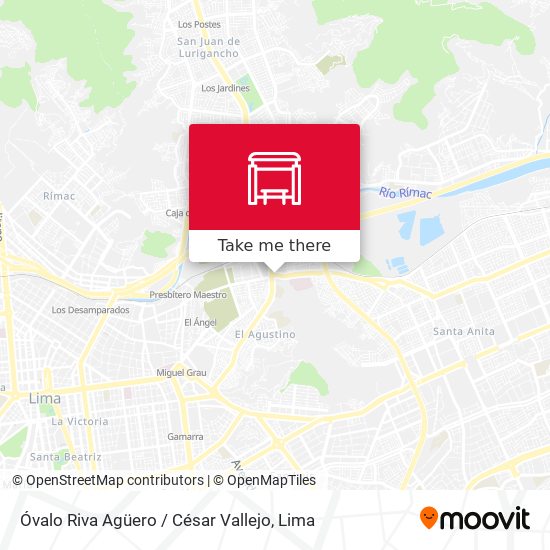 Mapa de Óvalo Riva Agüero / César Vallejo
