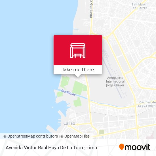 Mapa de Avenida Víctor Raúl Haya De La Torre