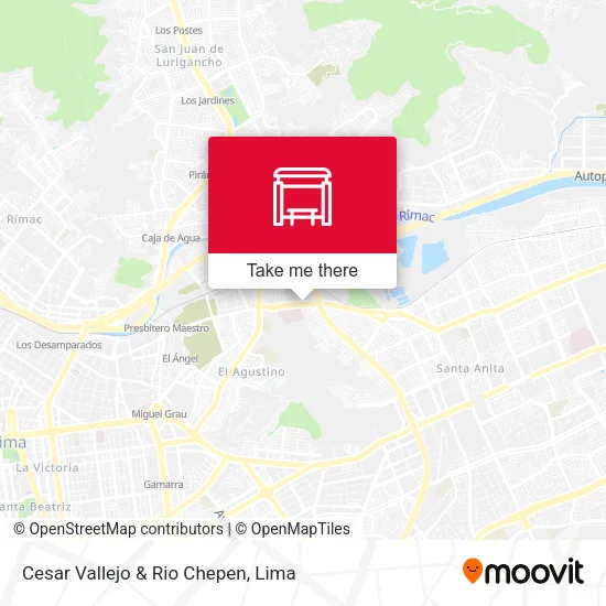 Cesar Vallejo & Rio Chepen map