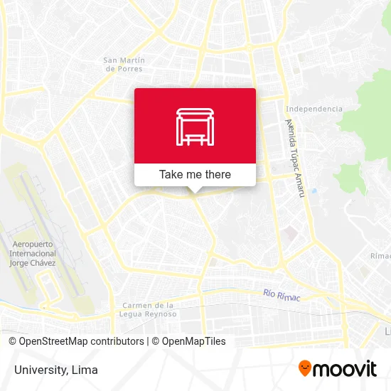 Universitaria map