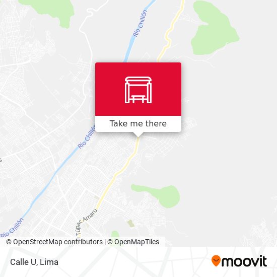 Calle U map