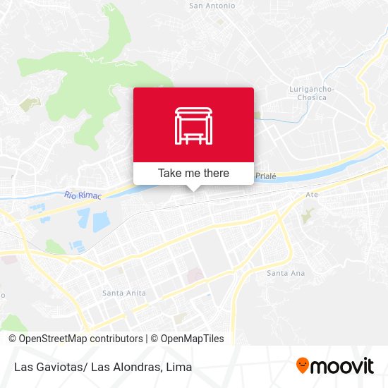 Mapa de Las Gaviotas/ Las Alondras