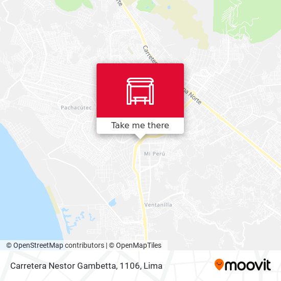 Carretera Nestor Gambetta, 1106 map