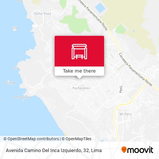 Avenida Camino Del Inca Izquierdo, 32 map