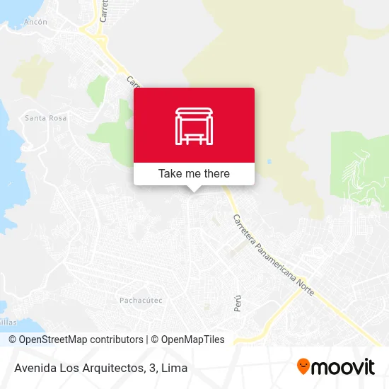 Avenida Los Arquitectos, 3 map