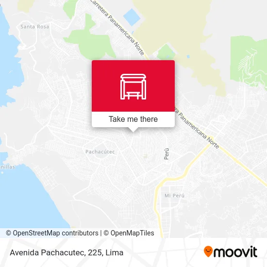 Avenida Pachacutec, 225 map