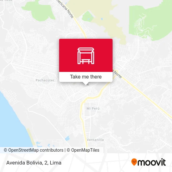 Avenida Bolivia, 2 map