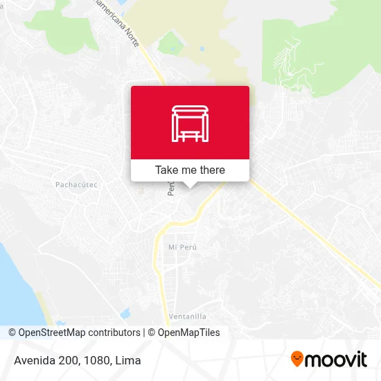 Avenida 200, 1080 map