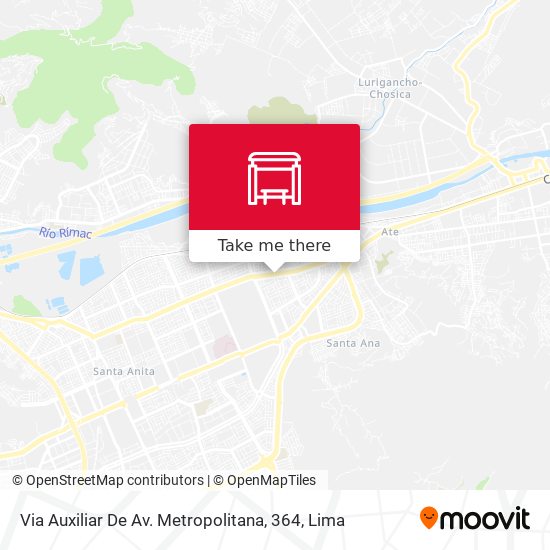 Via Auxiliar De Av. Metropolitana, 364 map