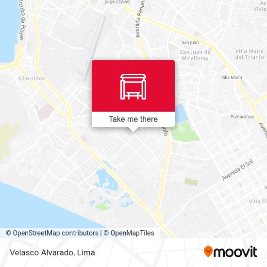 Velasco Alvarado map