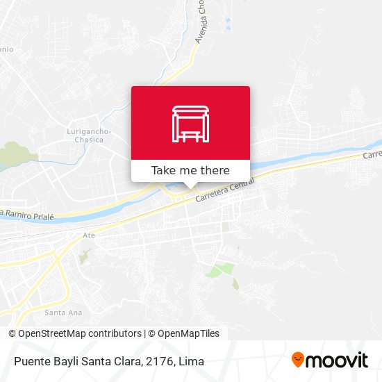 Mapa de Puente Bayli Santa Clara, 2176