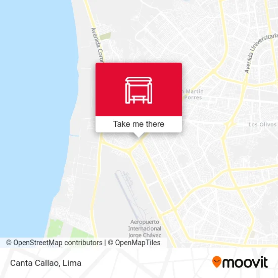 Canta Callao map