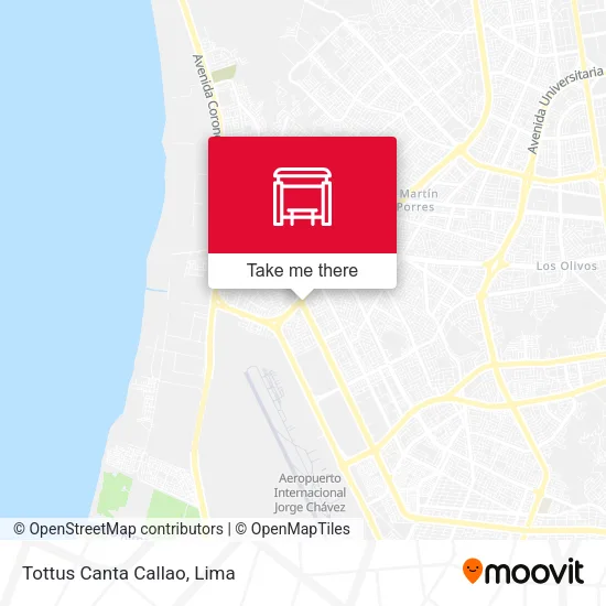 Mapa de Tottus Canta Callao