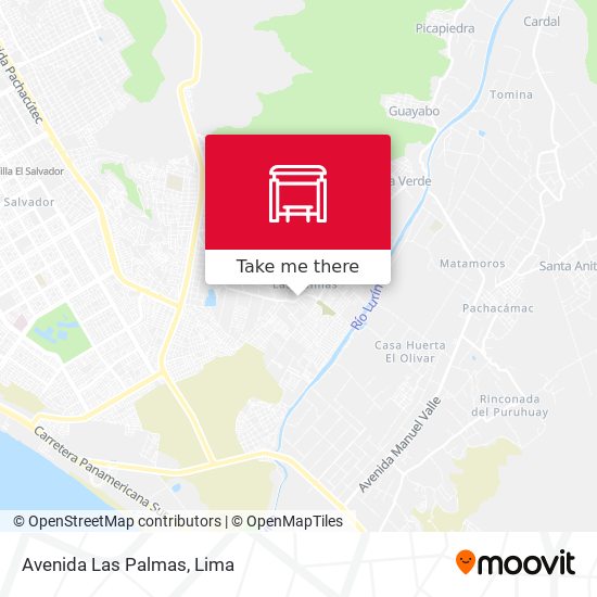 Mapa de Avenida Las Palmas