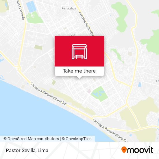 Pastor Sevilla map