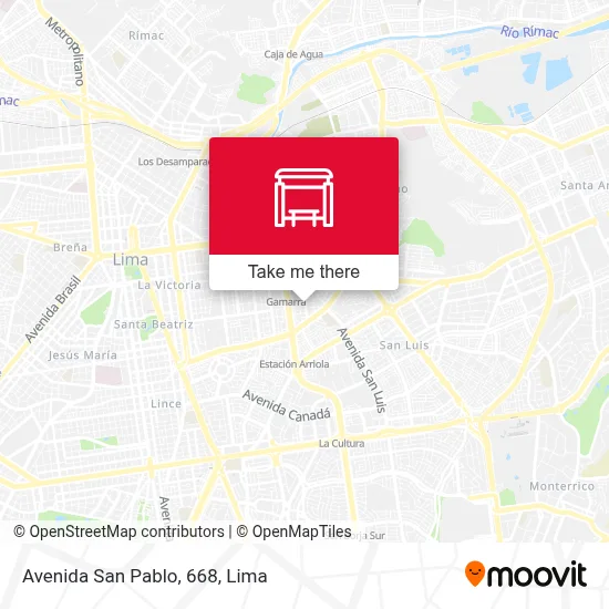 Avenida San Pablo, 668 map