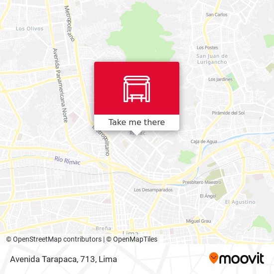 Mapa de Avenida Tarapaca, 713