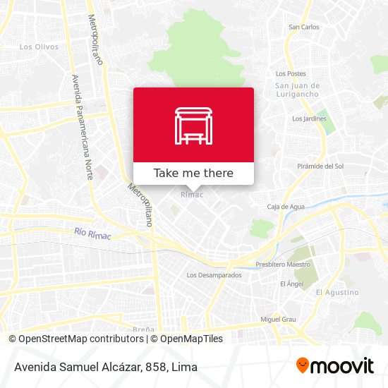 Avenida Samuel Alcázar, 858 map