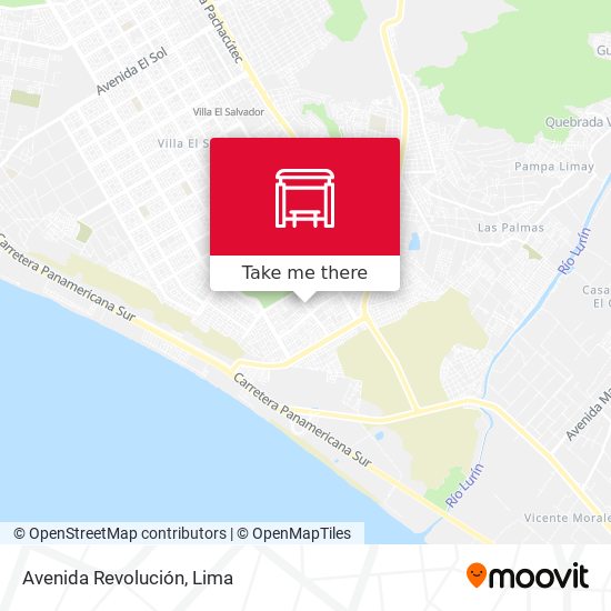 Mapa de Avenida Revolución