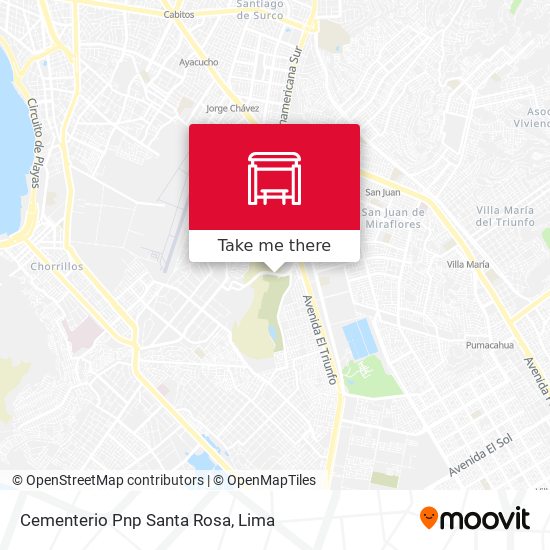 Cementerio Pnp Santa Rosa map