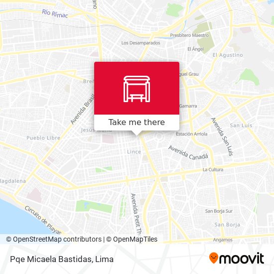 Mapa de Pqe Micaela Bastidas