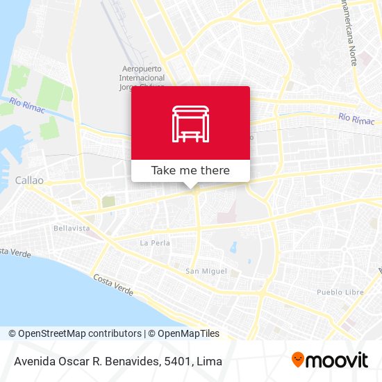Avenida Oscar R. Benavides, 5401 map