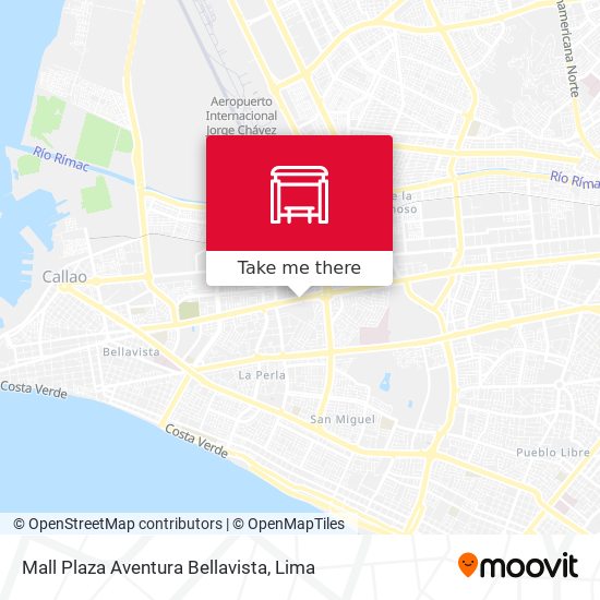Mall Plaza Aventura Bellavista map